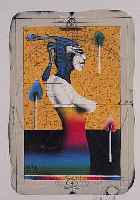 KONVOLUT AUS ZWEI FARBLITHOGRAPHIEN: 1 X PAUL WUNDERLICH, HANDSIGN. UND NUM. 6310/10000CA. 24,5 X 17 CM; 1 X RUDOLF HAUSNER, HAND- SIGN., NUM. ...