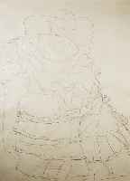 KLIMT, GUSTAV, 1862-1918, PORTRäT DER MAGDA MAUTNER VON MARKHOF, BLEISTIFT/PAPIER, GEZEICHNET UM 1904-05, EINE VON ZEHN SKIZZEN FüR DAS ...