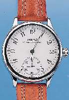 EBERHARD & CO. HERRENARMBANDUHR TRAVERSETOLO, REF.-NR. 21020, SCHWEIZ UM 1997, EDELST. POL., BEIDS. MINERALVERGL., EMAILFARB. KON- ...