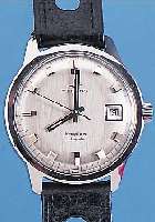 KONVOLUT 4X DUGENA HERRENARMBANDUHREN, ALLE AUTOMATIK M. ZENTRALSEK., 2X M. GG-AUFL.,2X M. GG-AUFL., 2X EDELSTAHL, ALLE LEDERBD. AUS ...