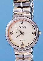 KONVOLUT 3X GADDYS HERRENARMBANDUHREN, UNGETR. LAGERWARE AUS GESCHäFTSAUFG., 80ER JAHRE, ALLE METALLGEH., 2X M. EDELST.-BAND, TEILW. ...