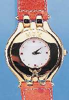MCM HERRENARMBANDUHR, STAHL VERGOLDET, HIGH-TECH-QUARTZWERK, ETA 980 003, INCL. ORIG. LEDERBD. M. ORIG. DORNSCHLIEßE, ZIFFERBL. M. SYNTH. ...