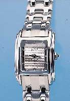 MCM DAMENARMBANDUHR, STAHL, HIGH-TECH-QUARTZWERK, ETA 980 003. INCL. ORIG. GLIEDERBD., BAT. ERNEUERT, ORIG. ETUI U. GARANTIKARTE, UNGETR. ...