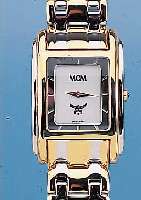 MCM HERRENARMBANDUHR, STAHL VERGOLDET, HIGH-TECH-QUARTZWERK, ETA 980 003. INCL. ORIG. GLIEDERBD., BAT. ERNEUERT, ORIG. ETUI U. ...