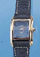 MCM DAMENARMBANDUHR, STAHL VERGOLDET, HIGH- TECH-QUARTZWERK, ETA 980 003. INCL. LEDERBD., BAT. ERNEUERT, ORIG. ETUI UND GARANTIEKARTE, UNGETR. ...