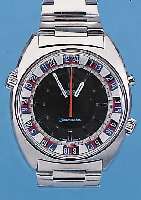 OMEGA ARMBANDCHRONOGRAPH SEAMASTER, REF.-NR.145-008, SCHWEIZ UM 1968, EDELST. INCL. BAND, SELTENE CHRONO- U. STOPPAUSF. M. DREHB. ZIF- ...