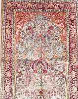 Kaschmir,Persien ca 186 x 119 cm. Flor seidig.
