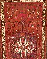 Hamadan,Persien ca 202 x 101 cm. Flor Wolle.