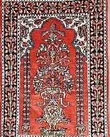 Kaschmir.Indien ca 93 x 46 cm. Flor seidig.
