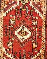 Hamadan,Persien ca 60 x 40 cm. Flor Wolle.