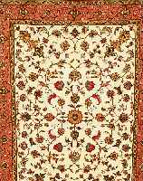 Täbriz fein,Persien ca 206 x 153 cm. Korkwolle mit Seide.ca 500.000 Kn/qm.