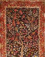 Täbriz fein,Persien ca 150 x 100 cm. Korkwolle mit Seide.ca 500.000 Kn/qm.