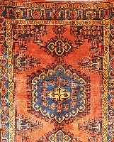Wiss,Persien ca 200 x 150 cm. Flor Wolle.