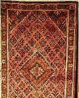 Meymeh,Persien ca 227 x 128 cm. Flor Wolle.