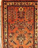 Sarogh,Persien ca 213 x 78 cm. Flor Wolle.