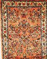 Sarogh,Persien ca 317 x 82 cm. Flor Wolle.