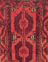 Belutsch,Persien ca 245 x 130 . Wolle auf Wolle.