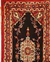 Mesched,Persien ca 283 x 81 c. Flor Wolle.