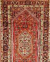 Bidjar,Persien ca 145 x 81 cm. Flor Wolle.