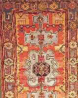 Tarom,Persien ca 207 x 127 cm. Flor Wolle.