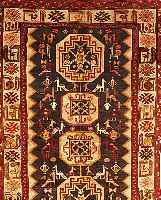Tarom,Persien ca 202 x 140 cm. Flor Wolle.