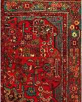 Wagireh,Nahawand,Persien ca 120 x 90 cm. Flor Wolle.