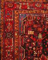 Wagireh,Nahawand,Persien ca 140 x 110 cm. Flor Wolle.