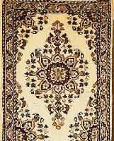 Nain,Persien ca 209 x 67 cm. Flor Wolle mit Seide.