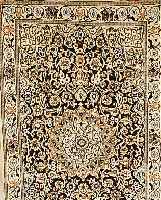 Nain,Persien ca 194 x 117 cm. Flor Wolle mit Seide.
