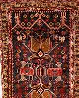 Teymani,Afghanistan.ca 130 x 86 cm. Wolle auf Wolle.