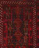 Gaudili,Afghanistan.ca 121 x 84 cm. Wolle auf Wolle.