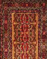 Taymani,Afghanistan.ca 138 x 88 cm. Wolle auf Wolle.