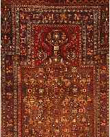 Dochtargazi,Afghanistan.ca 131 x 89 cm. Wolle auf Wolle.