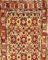 Afghan seide,ca 188 x 118 cm. reine naturseide.