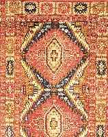 Afghan seide,ca 178 x 116 cm. reine naturseide.