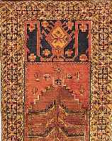 Afghan seide,ca 191 x 115 cm. reine naturseide.