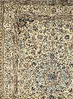 Nain,Persien ca 402 x 293 cm. Flor Wolle mit Seide.