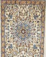 Nain,Persien ca 391 x 76 cm. Flor Wolle mit Seide.