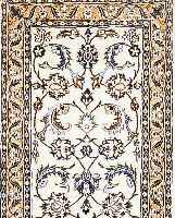 Nain,Persien ca 298 x 67 cm. Flor Wolle mit Seide.