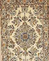 Nain,Persien ca 164 x 105 cm. Flor Wolle mit Seide.