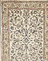 Nain,Persien ca 196 x 130 cm. Flor Wolle mit Seide.
