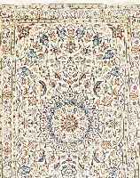 Nain,Persien ca 177 x 110 cm. Flor Wolle mit Seide.