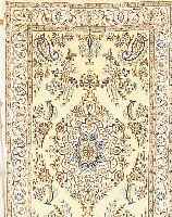 Nain,Persien ca 184 x 103 cm. Flor Wolle mit Seide.