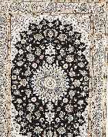 Nain fein,Persien ca 150 x 100 cm. Flor Korkwolle mit Seide.ca 900.000 Kn/qm.
