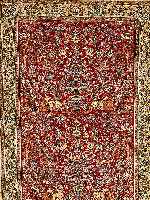 Nain fein,Persien ca 133 x 94 cm. Korkwolle mit Seide.ca 900.000 Kn/qm.