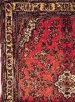 Bibikabad,Persien ca 429 x 322 cm. Flor Wolle