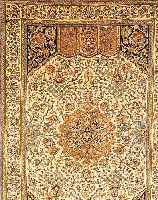 Ghom,Persien ca 314 x 204 cm. Flor Wolle mit Seide.ca 40 Jahre.