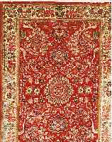 Sarogh,Persien ca 200 x 135 cm. Flor Wolle.