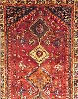Ghaschgai,Persien ca 264 x 167 cm. Wolle auf Wolle.