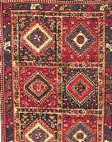 Yalameh,Persien ca 153 x 103 cm. Wolle auf Wolle